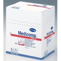 MEDICOMP extra Vlieskomp.unsteril 10x10 cm 6lagig