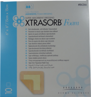 XTRASORB Foam Schaumverband 15x15 cm haftend