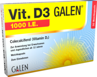 VIT. D3 GALEN 1000 I.E. Weichkapseln