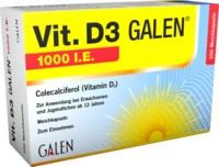 VIT. D3 GALEN 1000 I.E. Weichkapseln